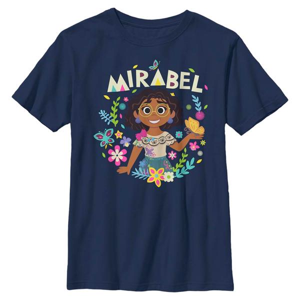 Aperçu: Pixar - Encanto - Maribel Mirabel - Enfant T-shirt - Bleu marine - Devant