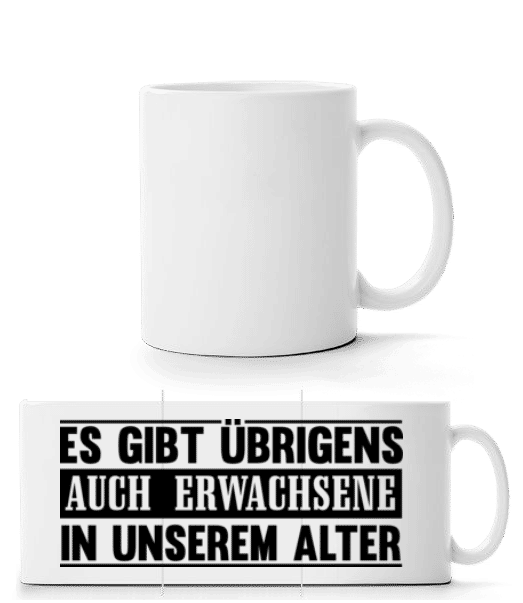 Vorschau: Erwachsene In Unserem Alter - Panoramatasse - Weiß - Vorne