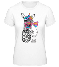 blázon Unicorn - Dámske basic tričko - Biela - Predné