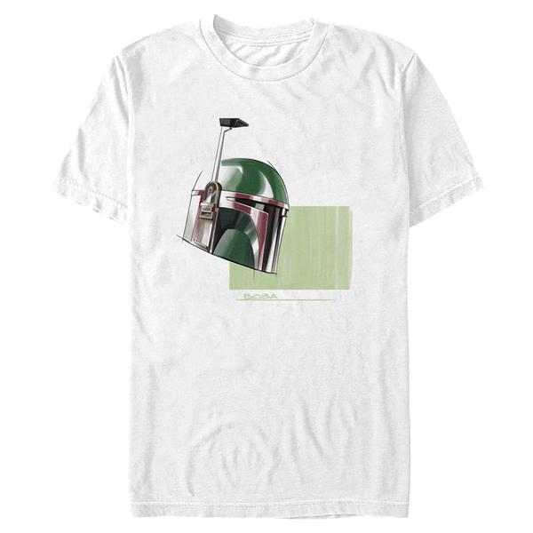 Star Wars - Book of Boba Fett - Boba Fett Helmet Marker Drawing - Homme T-shirt