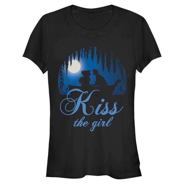 Aperçu: Disney - Ariel La Petite Sirène - Ariel & Eric Kiss The Girl Vignette - Femme T-shirt - Noir - Devant