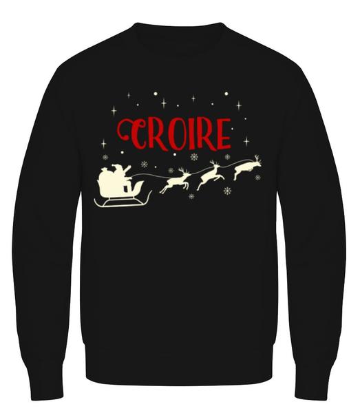 Aperçu: Croire - Sweatshirt Homme - Noir - Devant