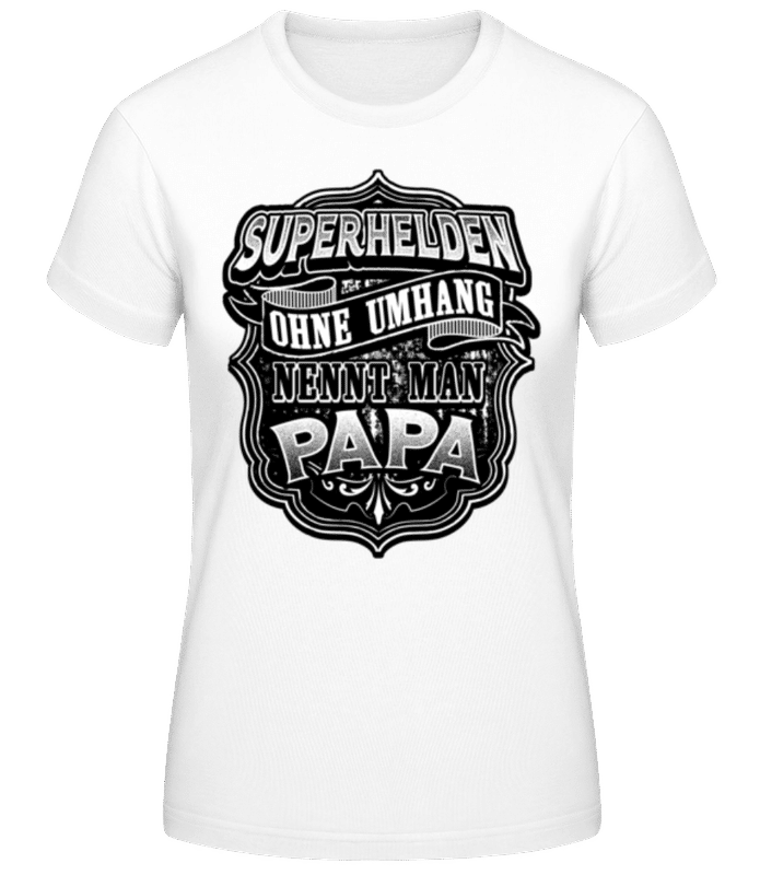 Vorschau: Superhelden Papa - Frauen T-Shirt B&C - Weiß - Vorne