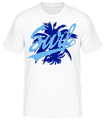 Icône de surf bleu clair · T-shirt standard Homme