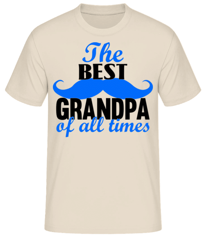 Preview: The Best Grandpa - Men's Basic T-Shirt - Cream - Front