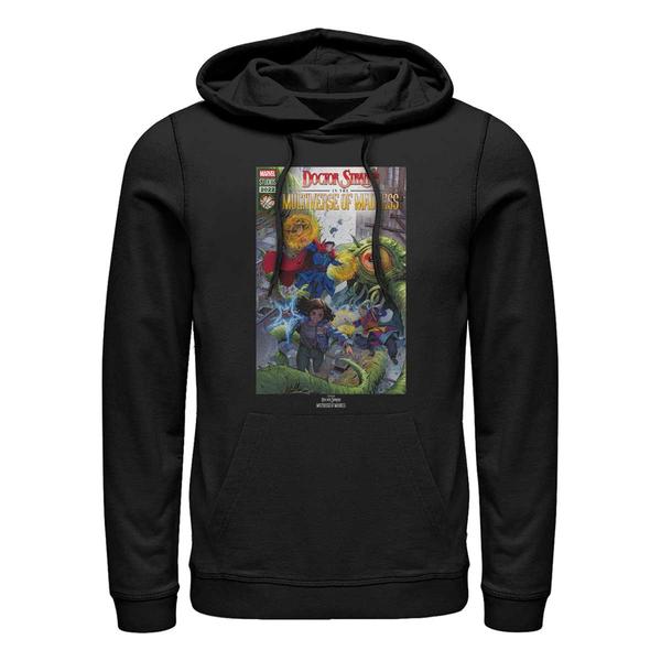 Aperçu: Marvel - Doctor Strange - Photo de groupe Modern Comic Cover - Unisex Sweat à capuche - Noir - Devant