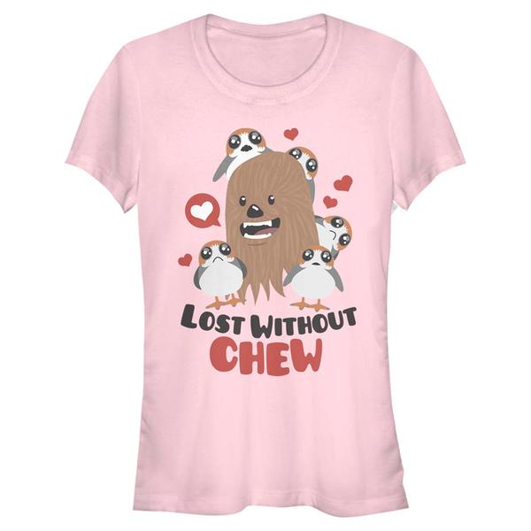 Aperçu: Star Wars - Le Réveil de la Force - Chewbacca Without Chew - Valentine's Day - Femme T-shirt - Rose - Devant