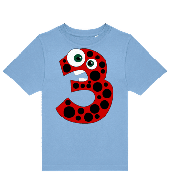 Coccinelle Trois - Detské tričko B&C - Svetlo modrá - Predné