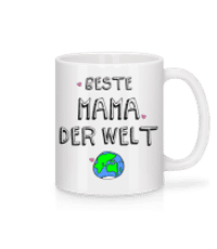 Beste Mama Der Welt - Tasse - Weiß - Vorne