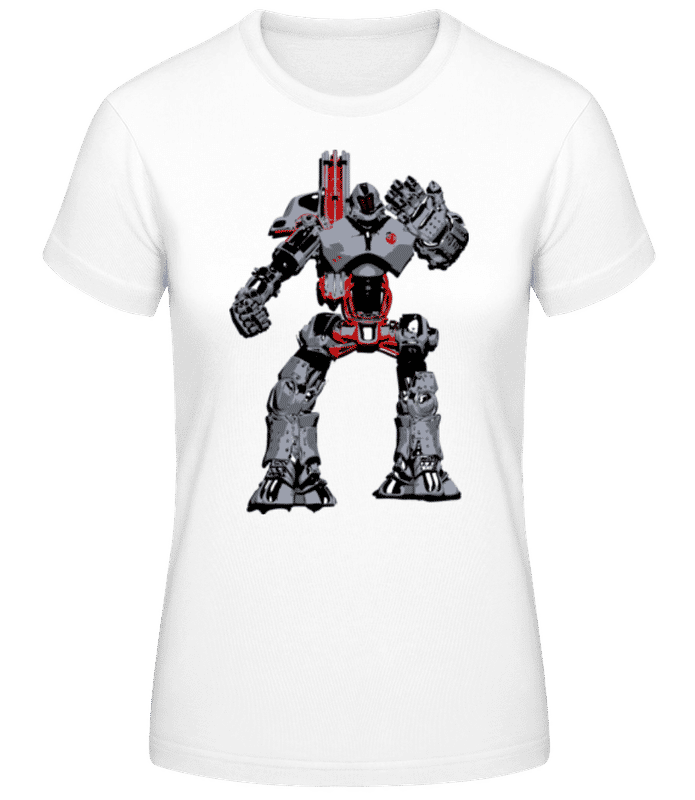 Aperçu: Robots De Combat - T-shirt femme B&C - Blanc - Devant