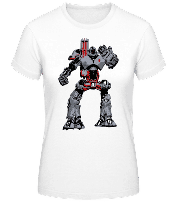 Robots De Combat - T-shirt femme B&C - Blanc - Devant