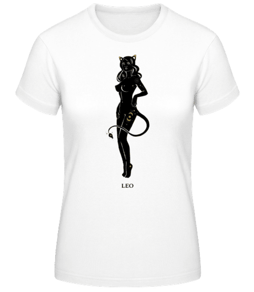 Aperçu: Female Zodiac Sign Leo - T-shirt standard Femme - Blanc - Devant