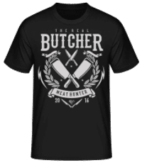 The Real Butcher - T-shirt standard Homme - Noir - Devant