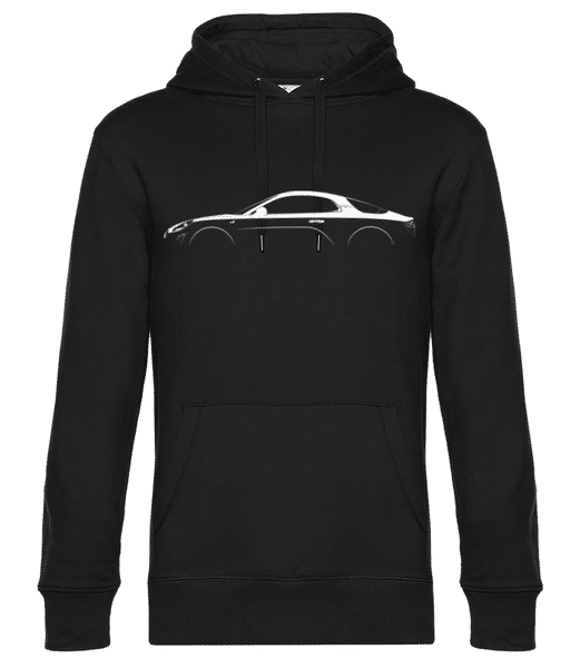 Preview: 'Alpine A110' Silhouette - Men’s Standard Hoodie - Black - Front