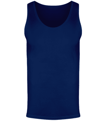 Men's Gildan Tank Top - Navy - Front