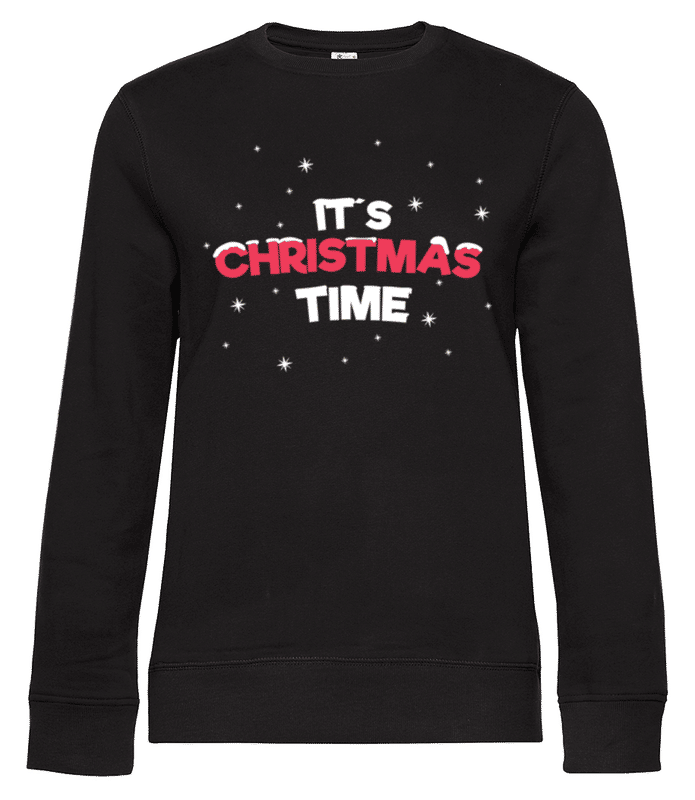 Preview: It's Christmas Time - Women's standard sweatshirt - Black - Front