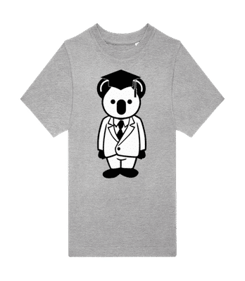 Koala - Kinder T-Shirt B&C - Grau meliert - Vorne