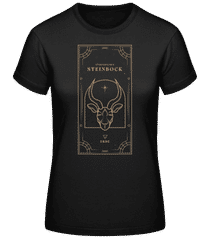 Art Deco Sternzeichen Steinbock · Frauen Basic T-Shirt