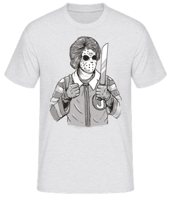 Clown Killer - T-shirt standard Homme - Gris chiné - Devant