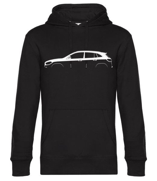 Aperçu: 'Mercedes-Benz GLC AMG X253' Silhouette - Sweat à capuche premium Unisexe - Noir - Devant