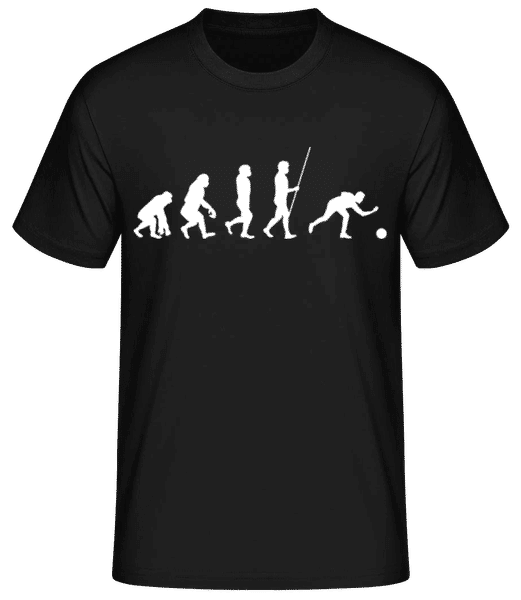 Aperçu: Quilles Évolution - T-shirt standard Homme - Noir - Devant