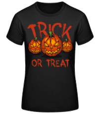 Trick Or Treat 2 - T-shirt standard Femme - Noir - Devant