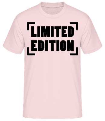 Limited Edition Logo - Pánske basic tričko - Ružová - Predné