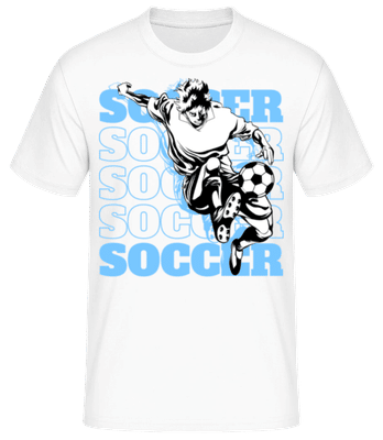 Soccer Player - Pánské basic tričko - Bílá - Napřed