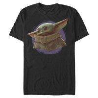 Star Wars - The Mandalorian - Mandalorian Orange Ball - Homme T-shirt - Noir - Devant