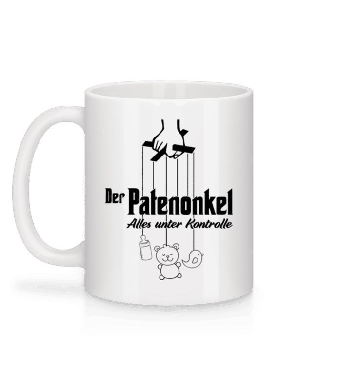 Vorschau: Der Patenonkel - Tasse - Weiß - Hinten