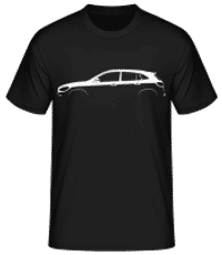 'Mercedes-Benz GLC AMG X253' Silhouette - T-shirt standard Homme - Noir - Devant