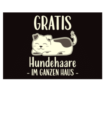 Gratis Hundehaare - Fußmatte - Weiß - Vorne