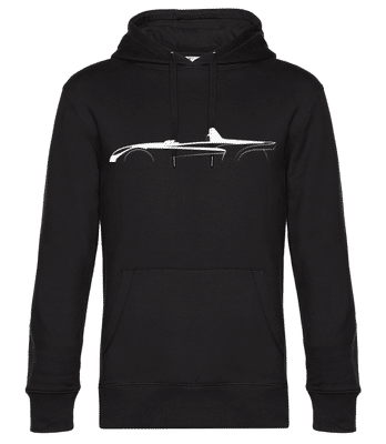 'Peugeot 207 Spider' Silhouette - Sweat à capuche standard homme - Noir - Devant