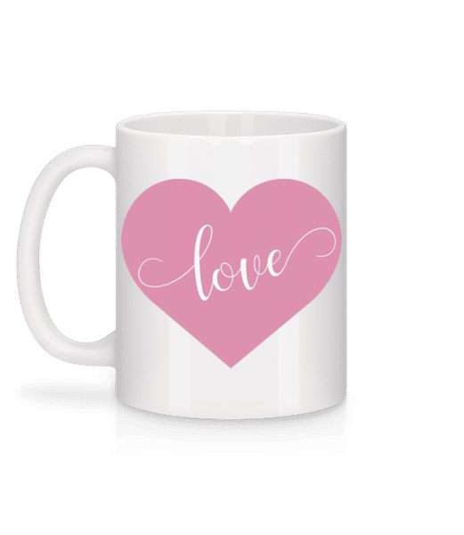 Aperçu: Love - Mug en céramique blanc - Blanc - Derrière