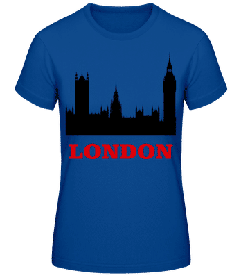 London Skyline 2 - Frauen T-Shirt B&C - Royalblau - Vorne