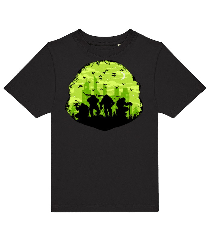 Preview: The Ninjas - Kids B&C T-Shirt - Black - Front