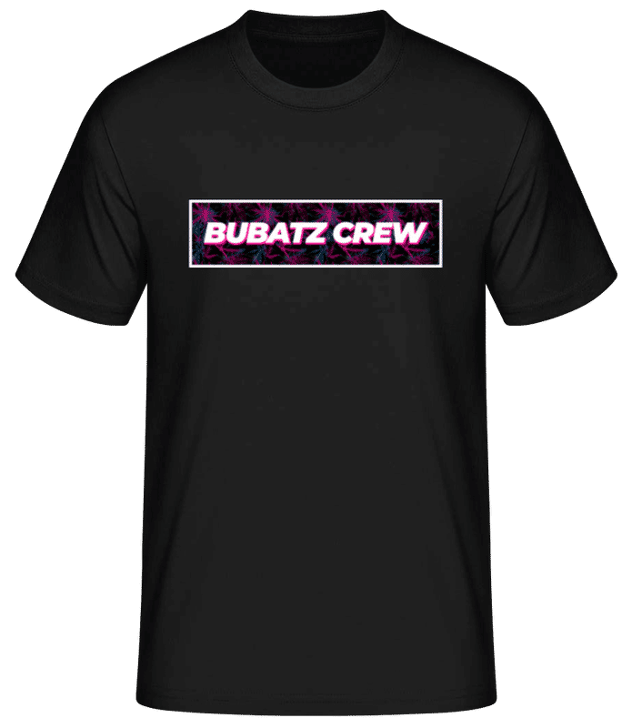 Vorschau: Bubatz Crew - Männer Basic T-Shirt - Schwarz - Vorne