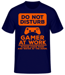 Do Not Disturb Gamer Orange · Men's Basic T-Shirt