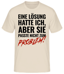 Lösung Passte Nicht Zum Problem · Männer Basic T-Shirt