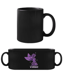 Mecha Robotic Zodiac Sign Virgo · Černý hrnek