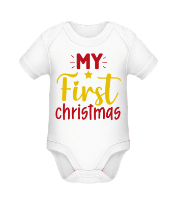 My First Christmas - Bio body pro děti - Bílá - Napřed