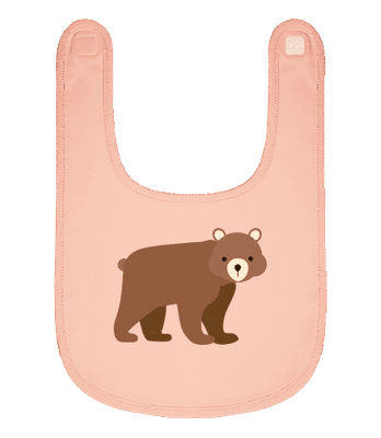 Baby Bear - Bio bryndáček pro miminka - Růžová - Napřed