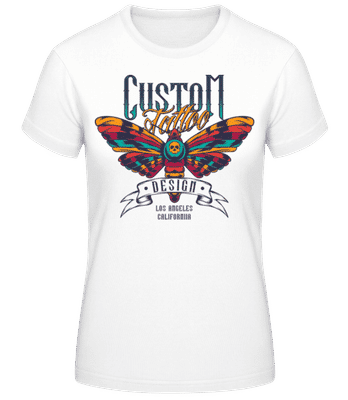 Custom Tattoo Los Angeles - Frauen Basic T-Shirt - Weiß - Vorne