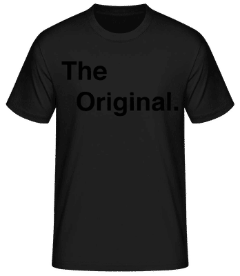 The Original - Männer Basic T-Shirt - Schwarz - Vorne