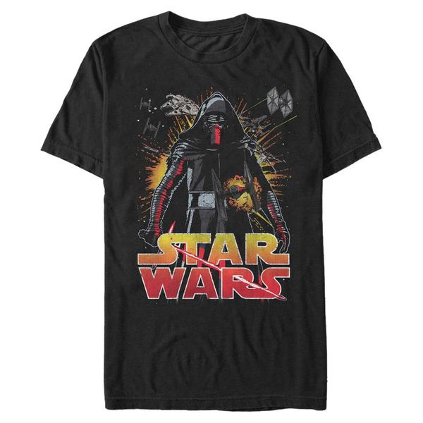 Aperçu: Star Wars - Le Réveil de la Force - Kylo Ren Emerging Threat - Homme T-shirt - Noir - Devant