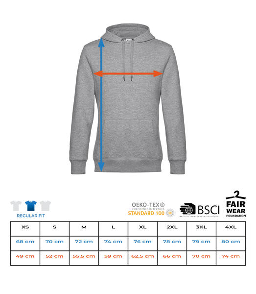 Aperçu: 'Peugeot 207 Spider' Silhouette - Sweat à capuche premium Unisexe - Tableau des tailles
