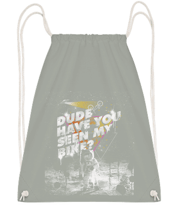 Have You Seen My Bike - Drawstring Backpack - Anthracite - Vorn