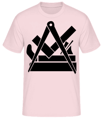DIY Icon 1 - Camiseta básica para hombre - Rosa - delante