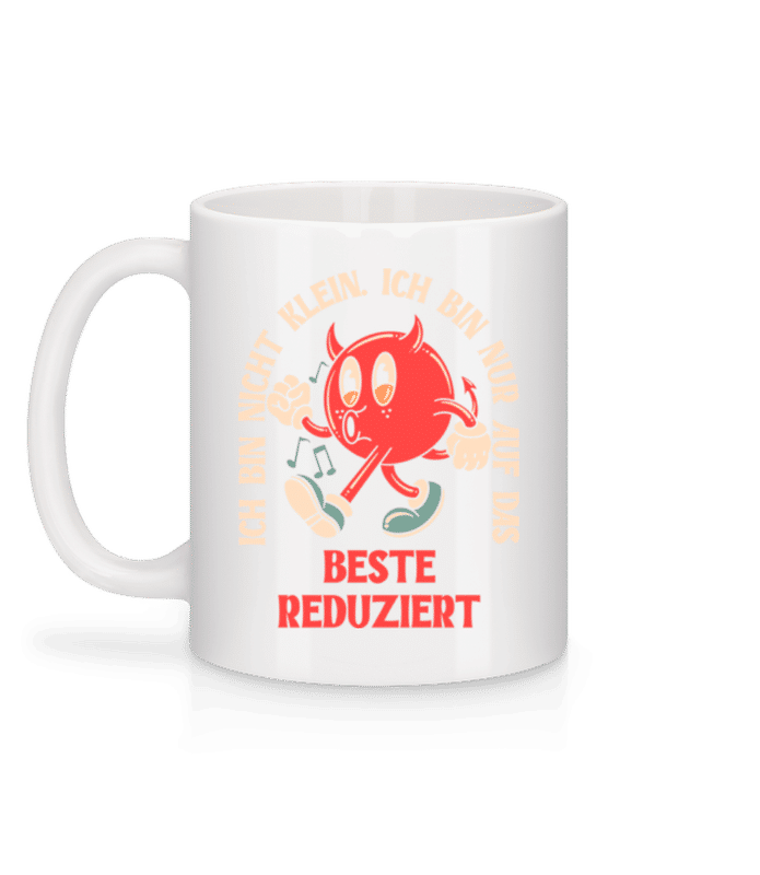 Vorschau: Auf Das Beste Reduziert - Tasse - Weiß - Hinten