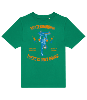 Skateboarding - Kids B&C T-Shirt - Kelly green - Front